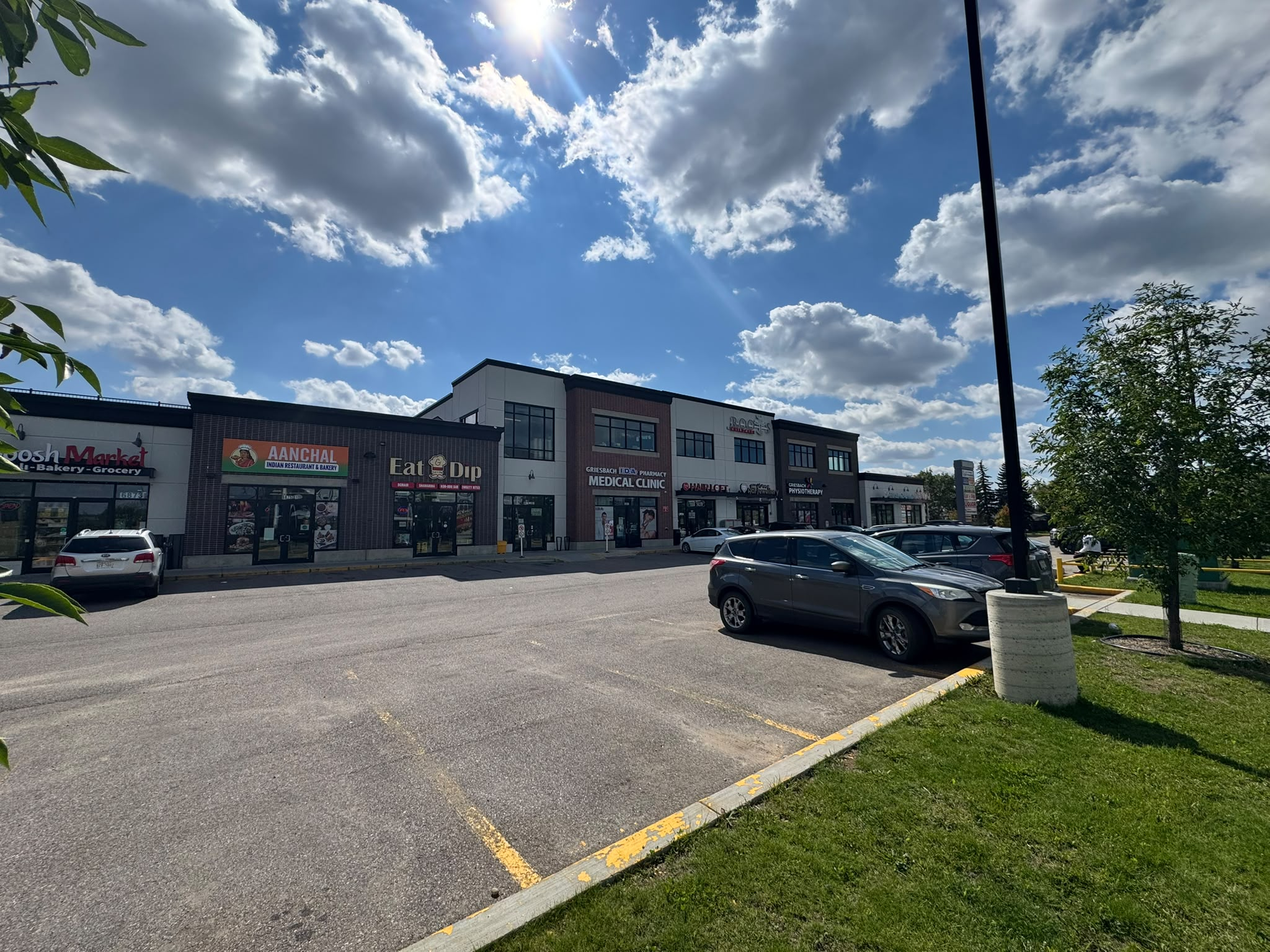 Plaza lot view